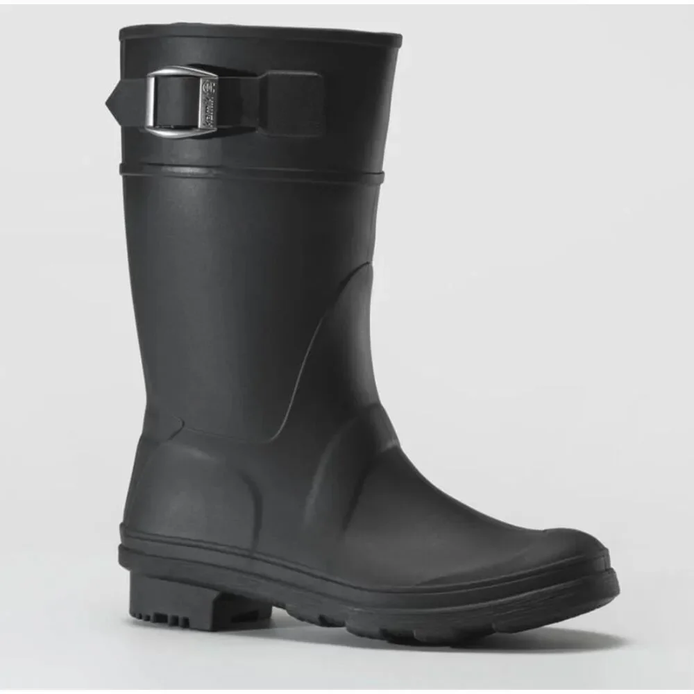 Kamik raindrops boys black rainboot size 13